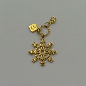 Chanel Snowflake Keychain Charm